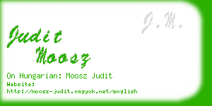 judit moosz business card